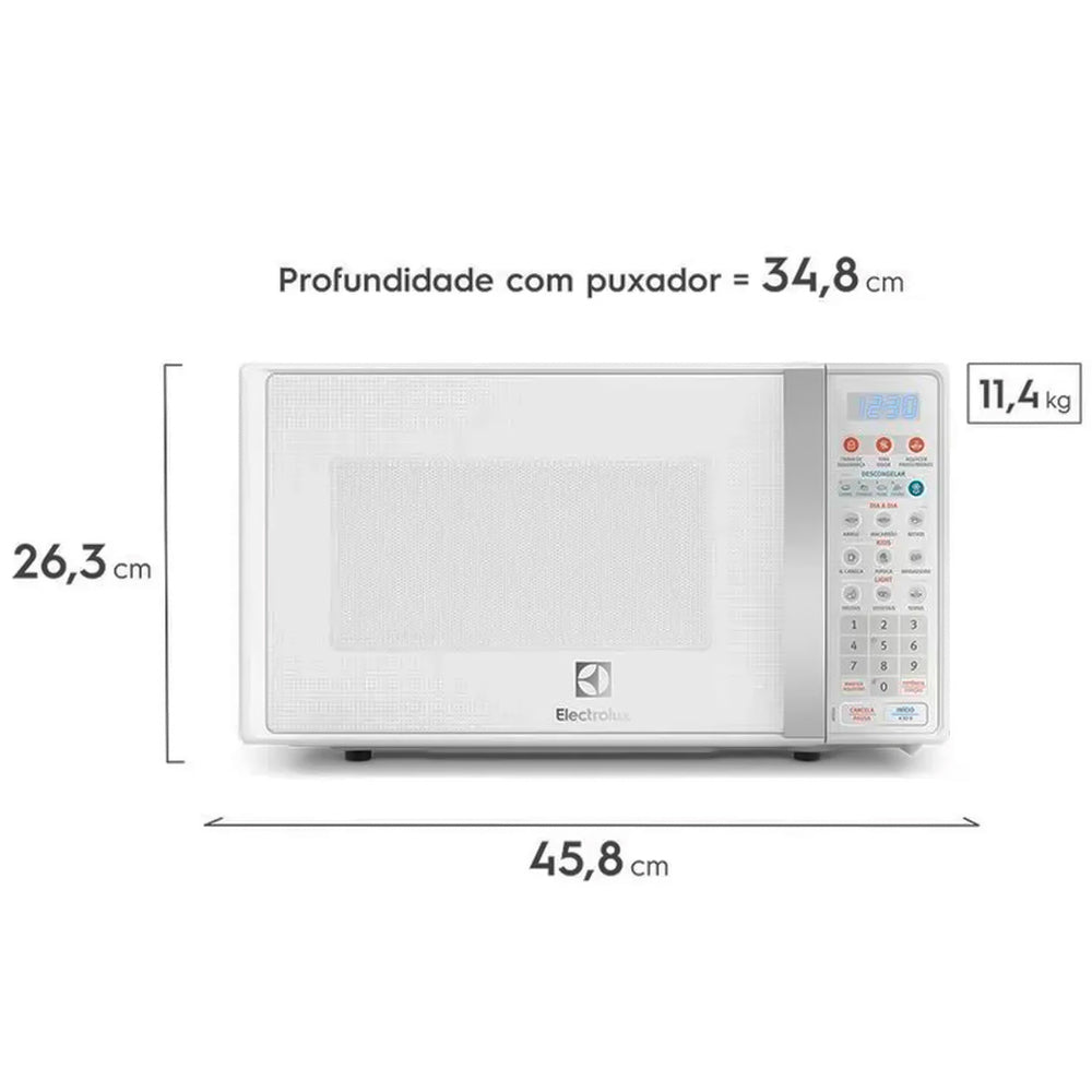 Micro-Ondas Electrolux MTO30 com Função Tira Odor 20L - 220V